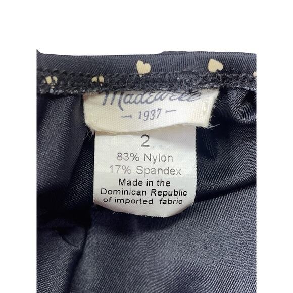 Madewell Polka Dot One Piece Open Back Swimsuit Retro Pin Up Resort - Size 2 - Picture 4 of 11